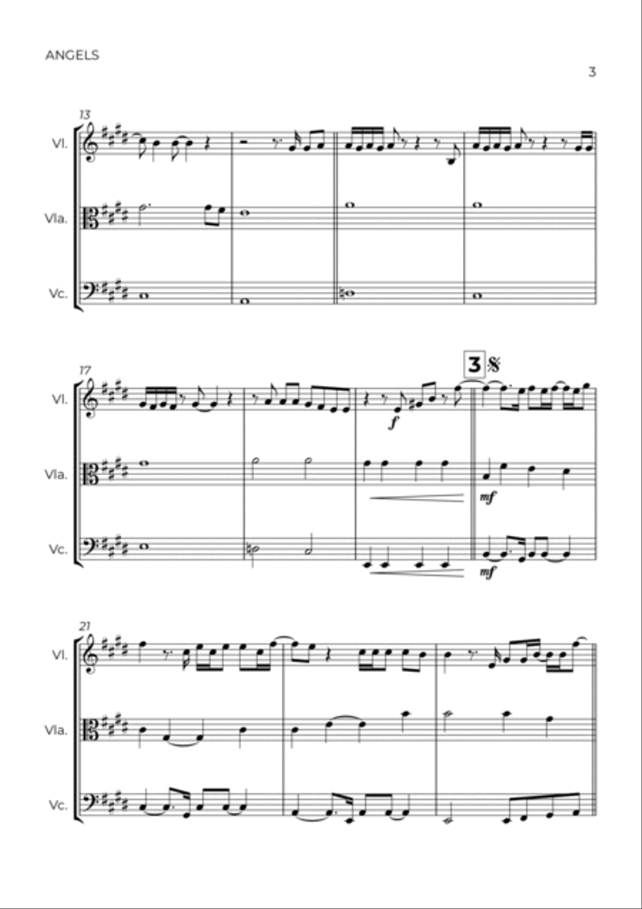 Angels String Trio scores gallery preview page 3
