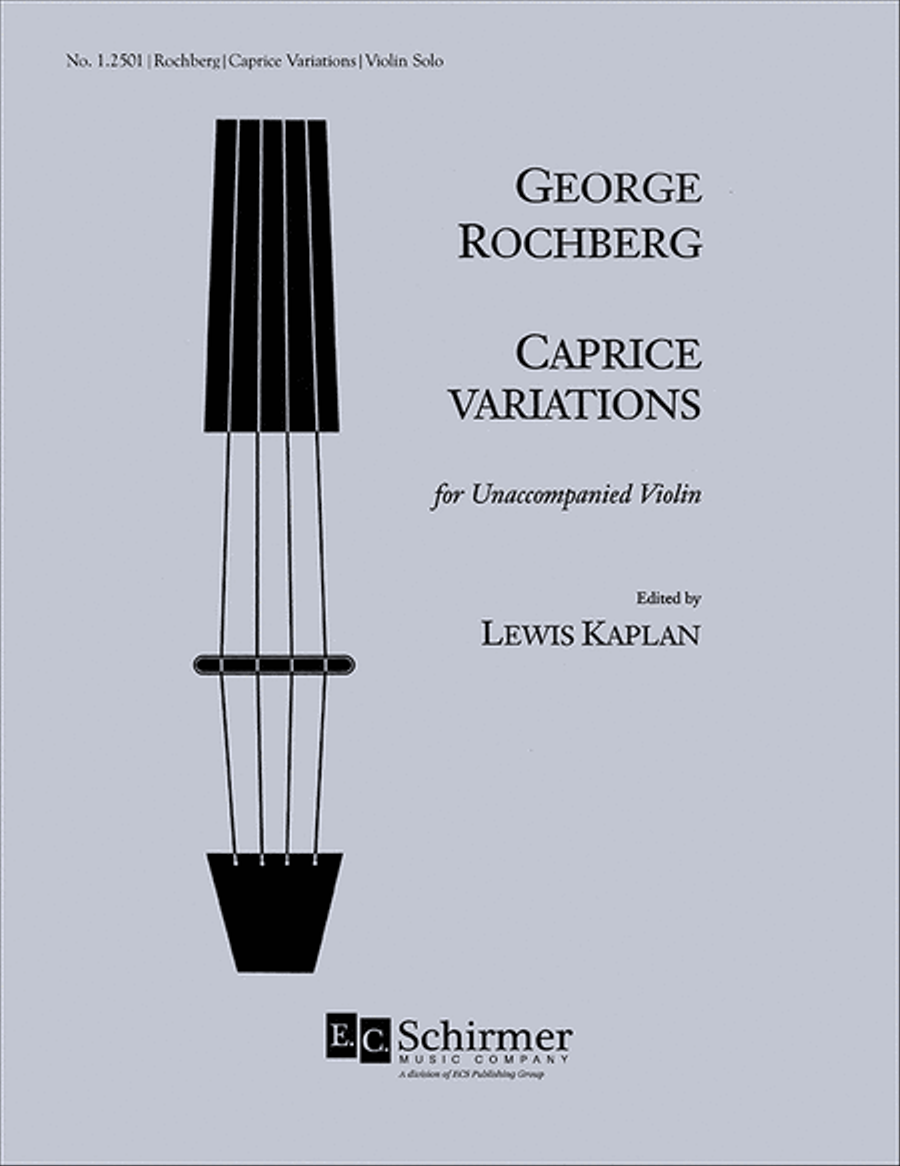 Caprice Variations Violin Solo scores gallery preview page 1