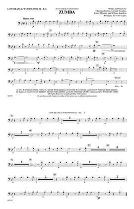 Zumba: Low Brass & Woodwinds #2 - Bass Clef