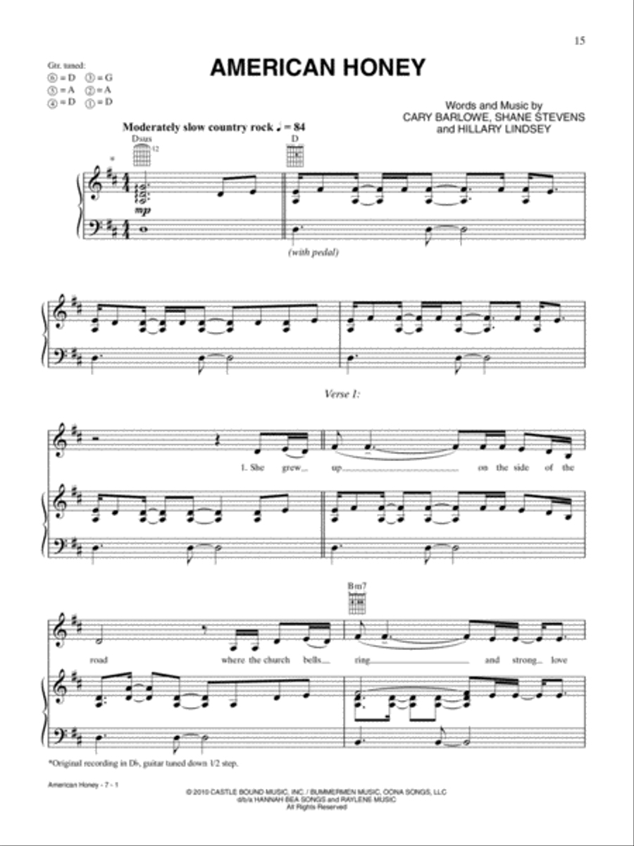 The Giant Country Piano Sheet Music Collection Piano, Vocal, Guitar scores gallery preview page 4