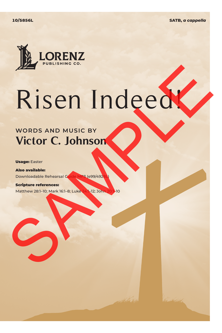 Risen Indeed! 4-Part scores gallery preview page 2