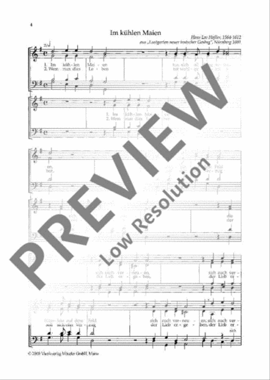 Four madrigals Mixed Choir scores gallery preview page 5