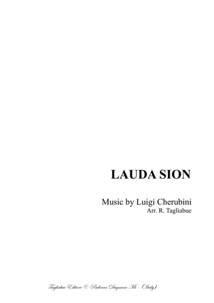 LAUDA SION - Cherubini - Arr. for SA Choir (or soli) and Organ image number null