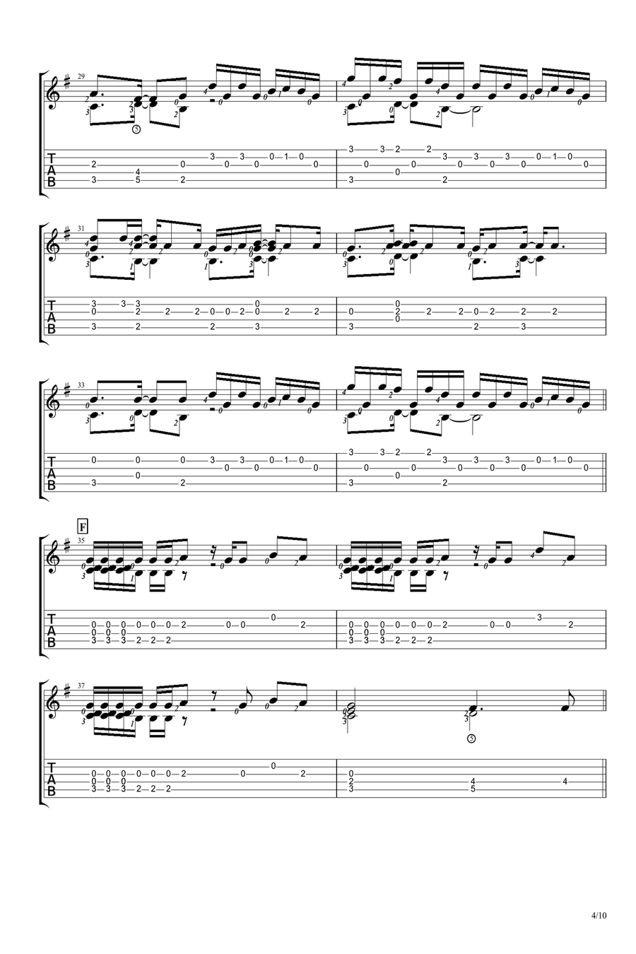 A Thousand Miles A Thousand Miles Acoustic Guitar scores gallery preview page 4
