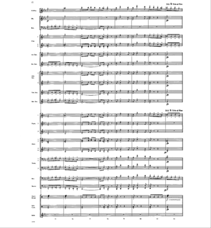 Circus Days Concert Band scores gallery preview page 11