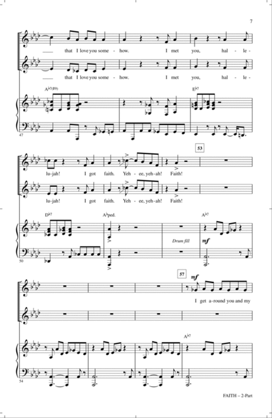 Faith 2-Part scores gallery preview page 6