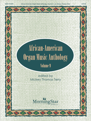 Book cover for African-American Organ Music Anthology, Volume 9
