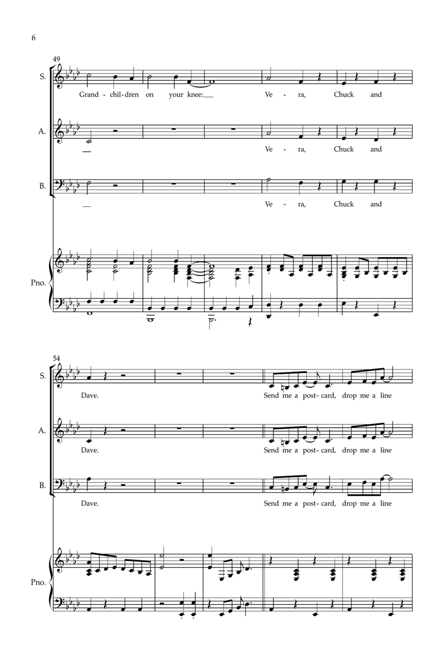 When I'm Sixty-Four When I'm Sixty-Four 3-Part scores gallery preview page 6
