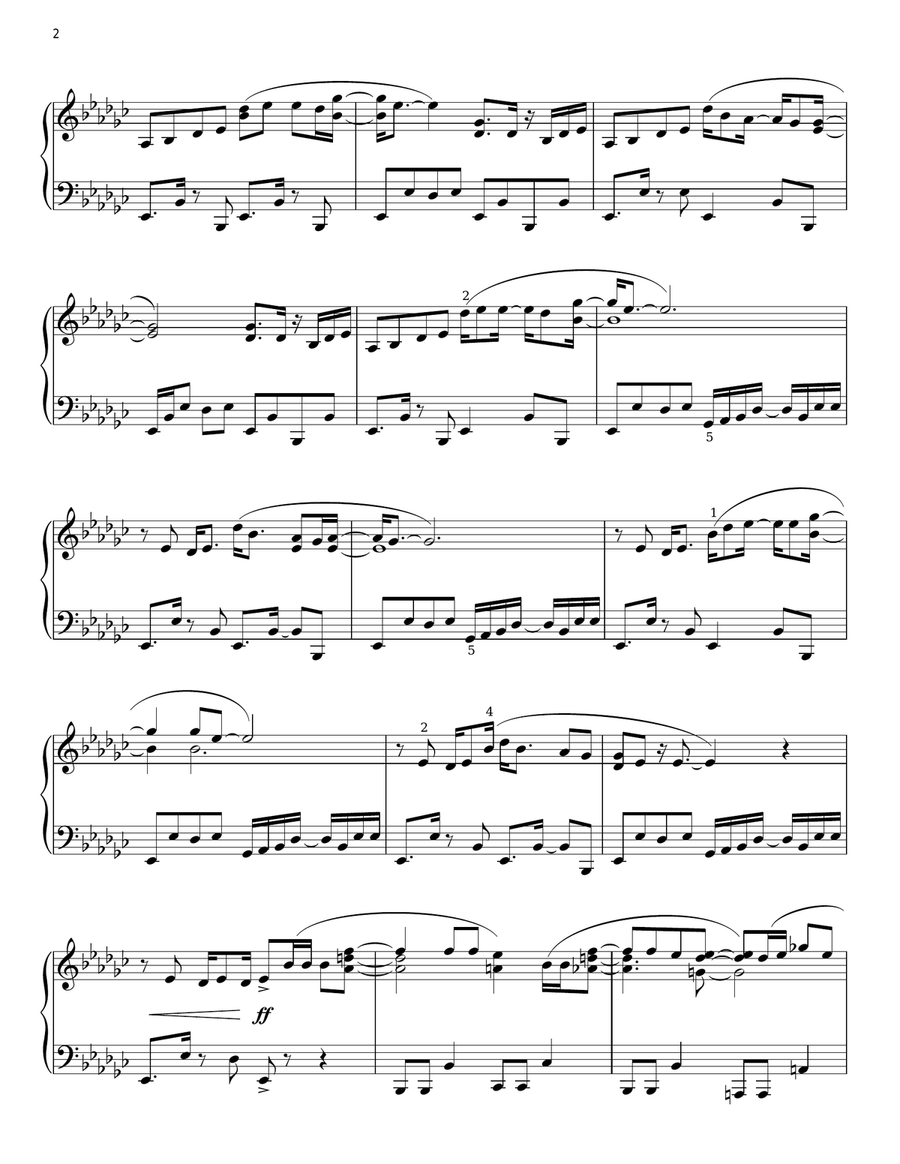 Superstition Piano Solo scores gallery preview page 2