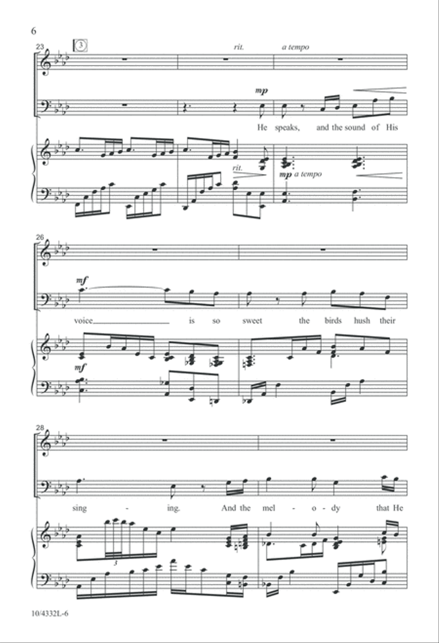 In the Garden In the Garden 4-Part scores gallery preview page 6