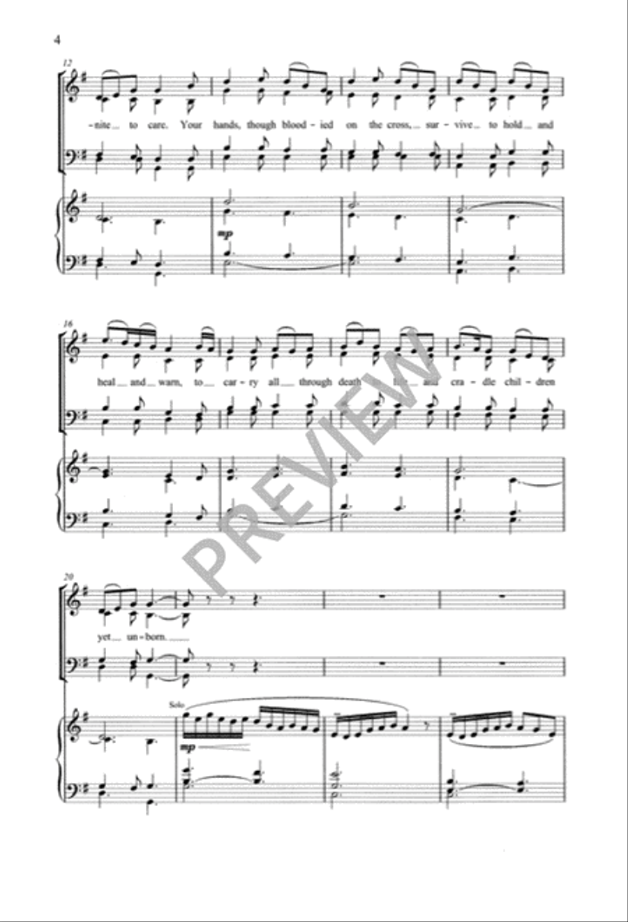 We Cannot Measure How You Heal 4-Part scores gallery preview page 5