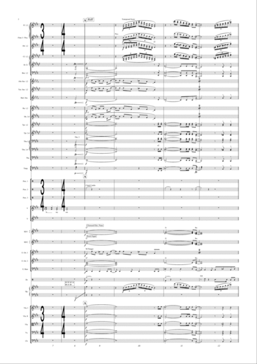 Roam Roam Full Orchestra scores gallery preview page 2