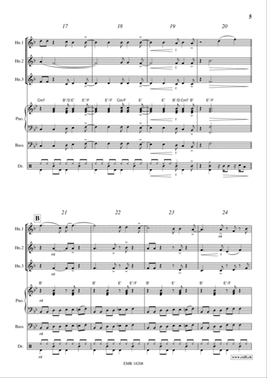 Kumbaya Horn scores gallery preview page 5