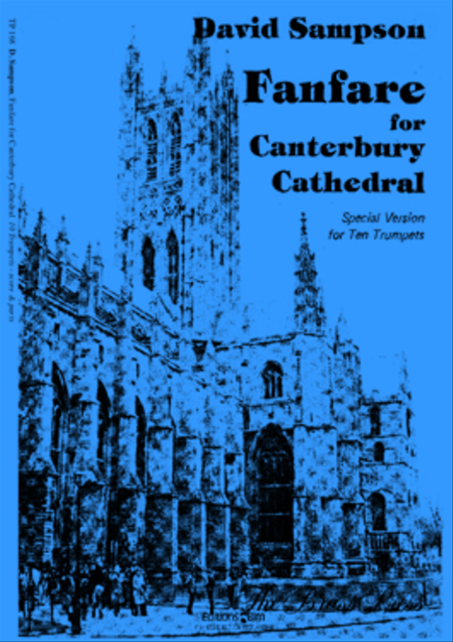 Fanfare for Canterbury Cathedral Trumpet scores gallery preview page 1