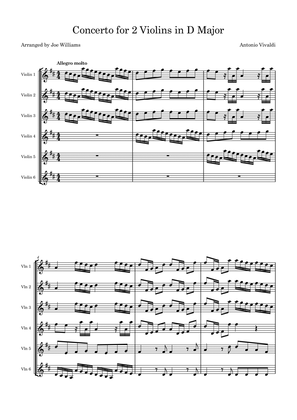 Concerto for 2 Violins in D Major.