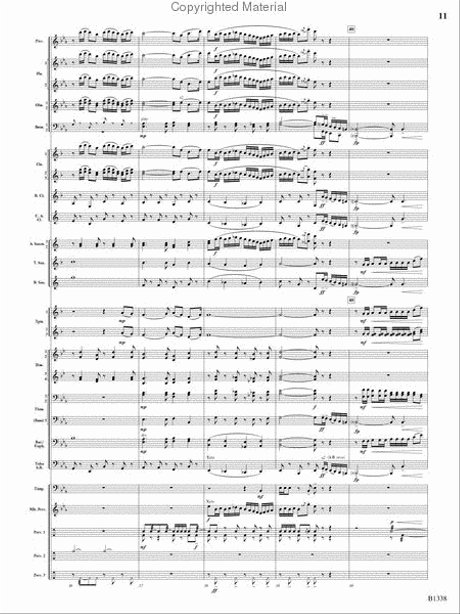 Rock Springs Saga Rock Springs Saga Concert Band scores gallery preview page 9