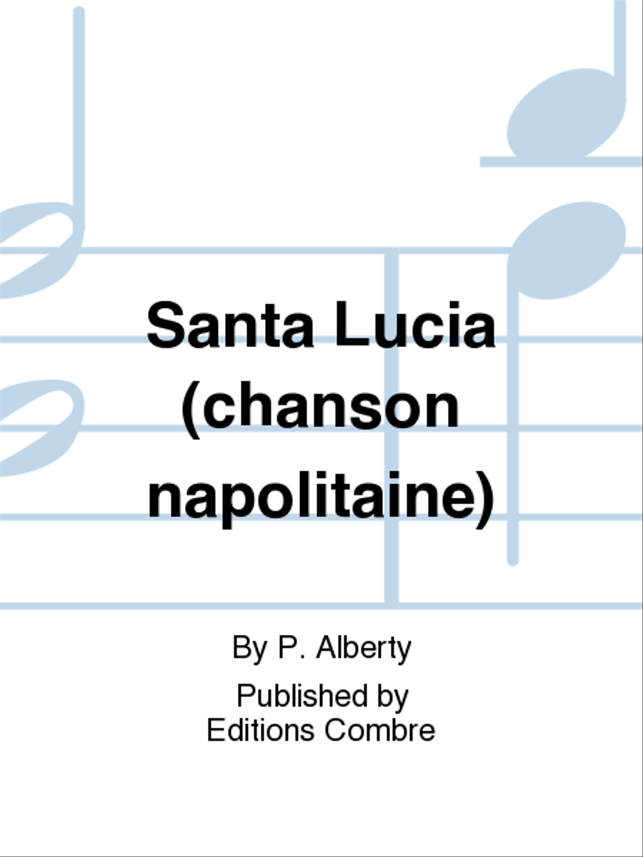 Santa Lucia (chanson napolitaine) Voice Solo scores gallery preview page 1