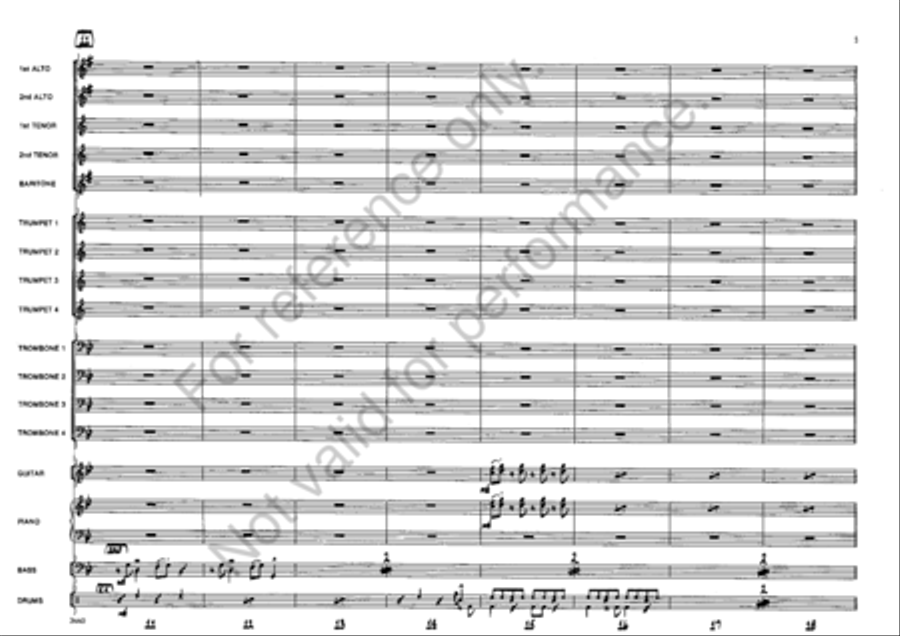 Turkey Shoot Jazz Ensemble scores gallery preview page 3
