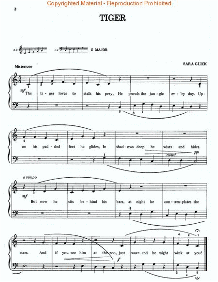 Circle Zoo - Level 1 Piano Method scores gallery preview page 2