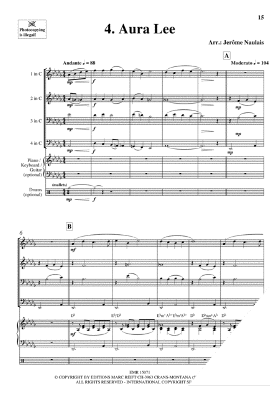 Brass Quartets Vol. 14 Brass Quartets Vol. 14 Brass Ensemble scores gallery preview page 6