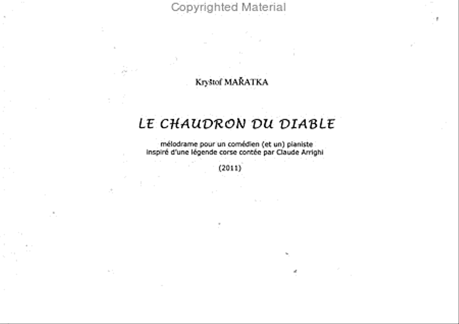 Le Chaudron du diable Piano Accompaniment scores gallery preview page 2