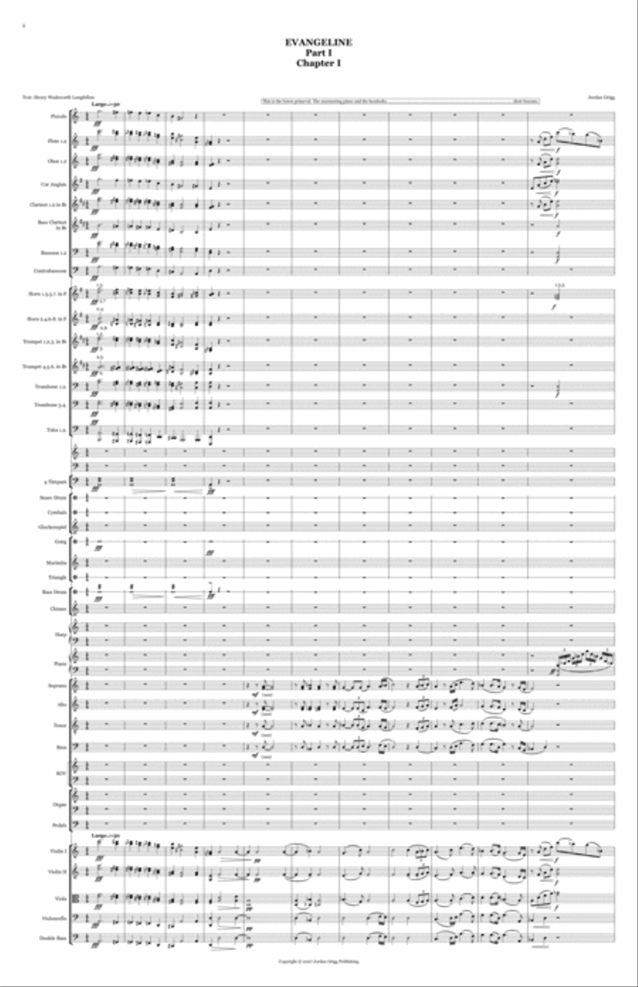 Evangeline – Complete Score Divisi scores gallery preview page 2