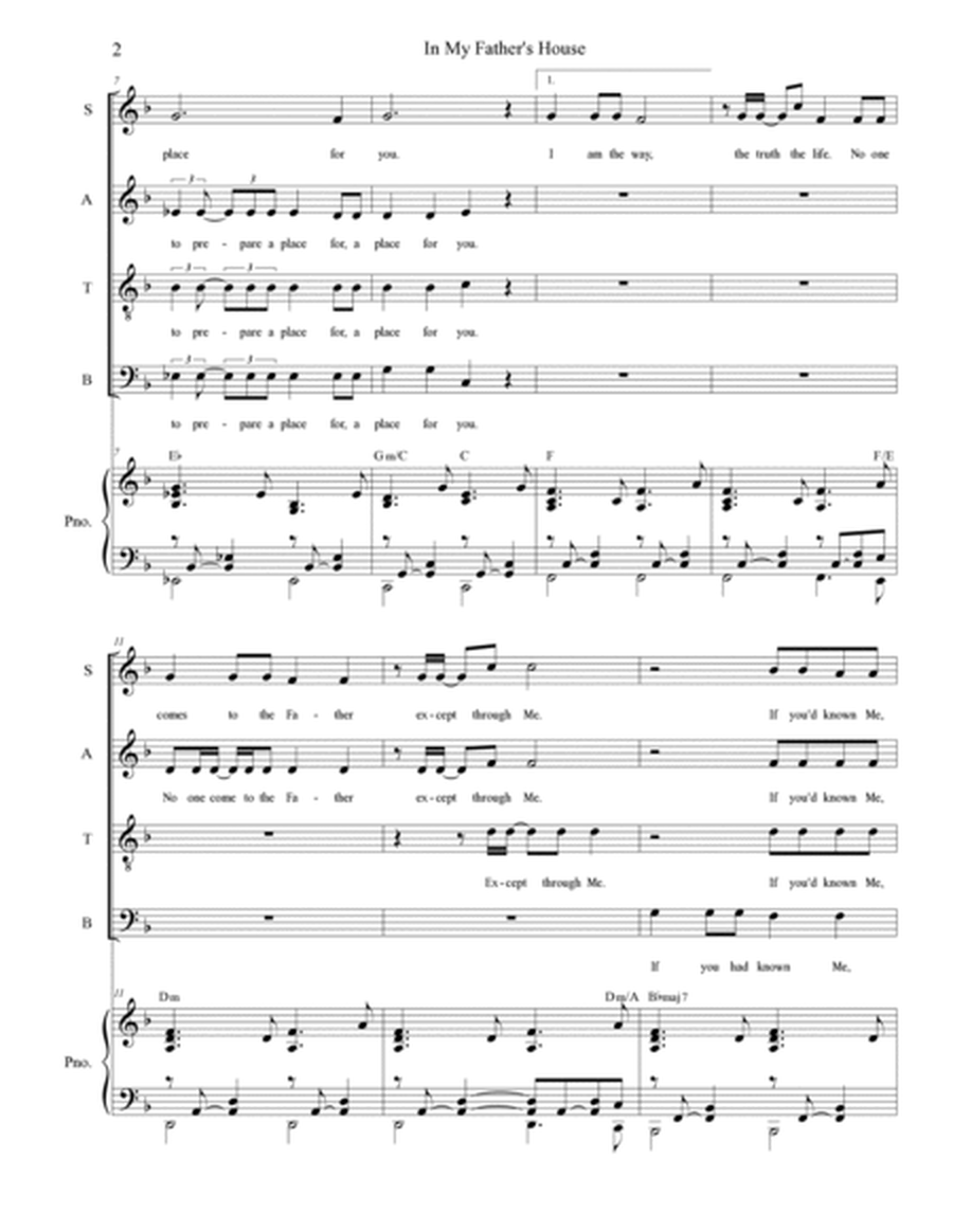 In My Father's House (John 14) (SATB) image number null
