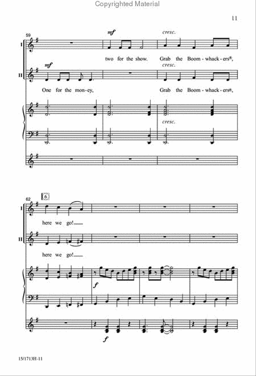 Boomwhacker Boogie 2-Part scores gallery preview page 11