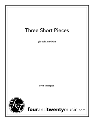 Three short pieces for solo marimba