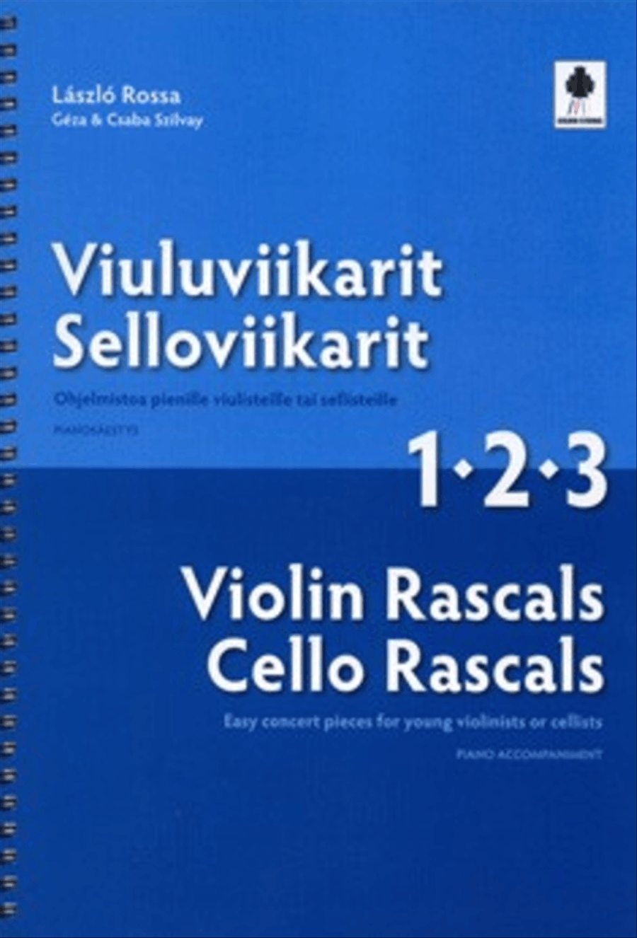 Violin/Cello Rascals (Viulu-/selloviikarit) 1-2-3 Cello scores gallery preview page 1