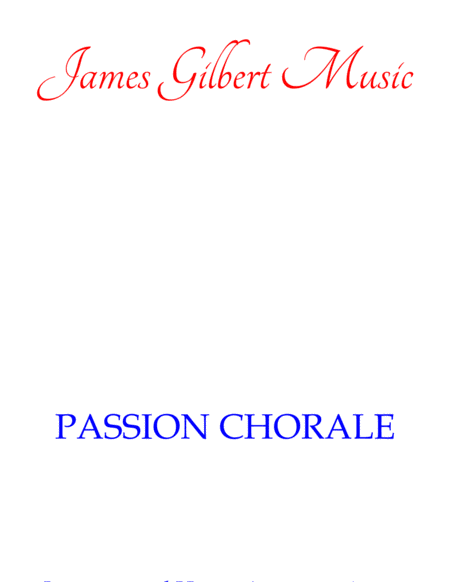 PASSION CHORALE image number null