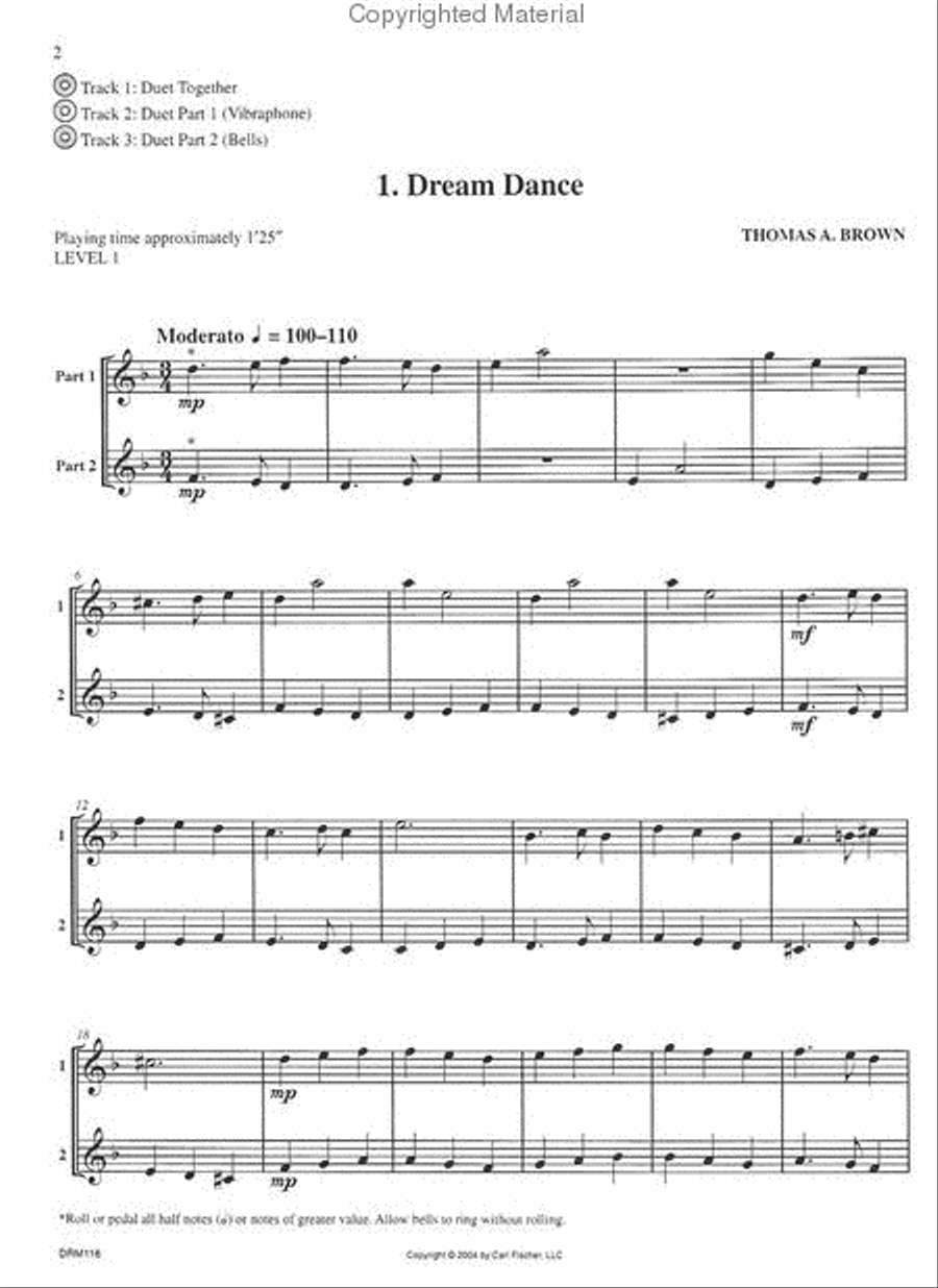Mallet Duets Marimba scores gallery preview page 2