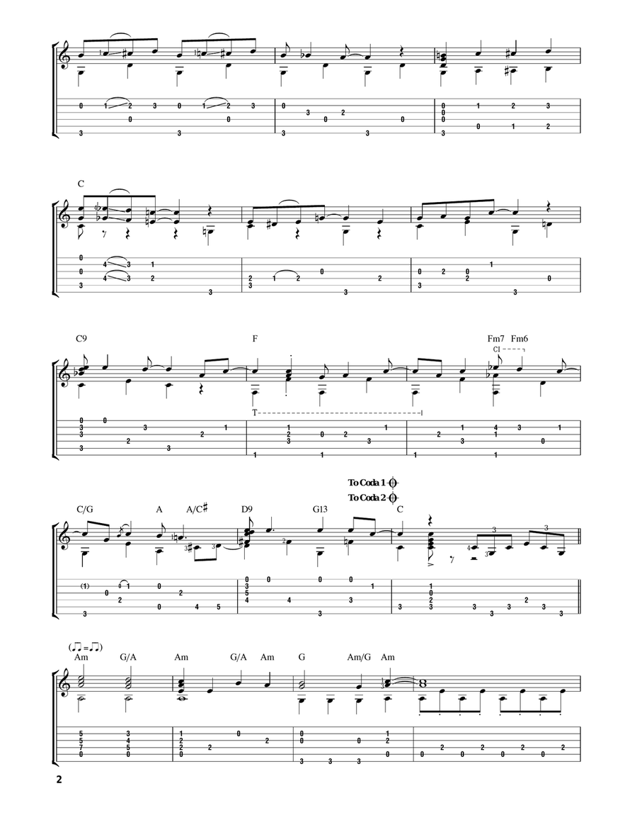 When I'm Sixty-Four Acoustic Guitar scores gallery preview page 2