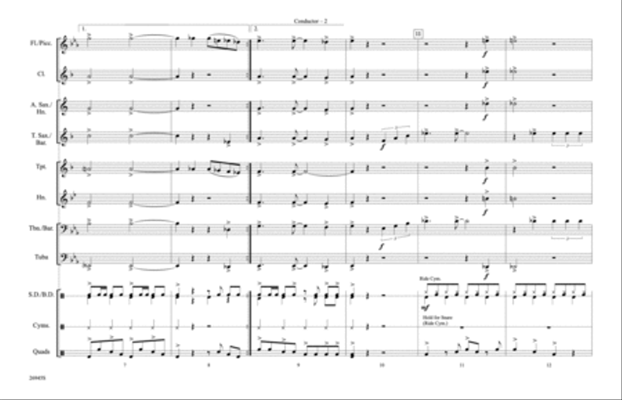 Temptation Marching Band scores gallery preview page 3