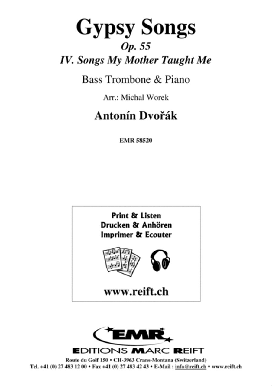 Gypsy Songs Bass Trombone scores gallery preview page 2