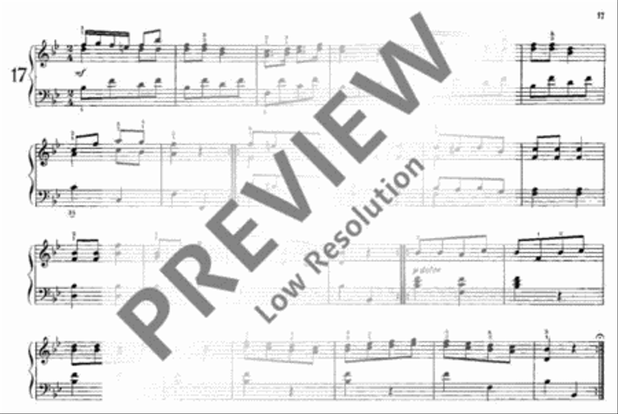 20 English Dances Piano Solo scores gallery preview page 20