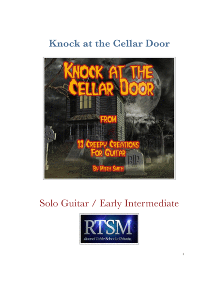 Knock at the Cellar Door from 13 Creepy Creations for Guitar image number null