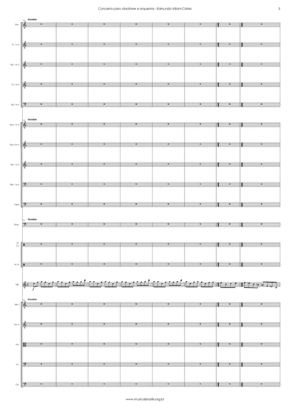 Concerto para vibrafone e orquestra (grade)