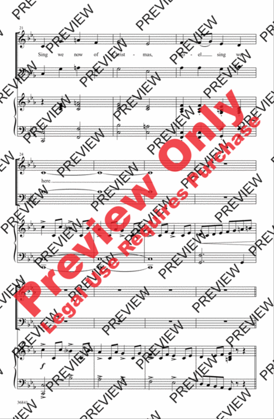 Sing We Now of Christmas Sing We Now of Christmas 4-Part scores gallery preview page 4