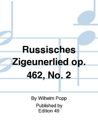 Book cover for Russisches Zigeunerlied op. 462, No. 2