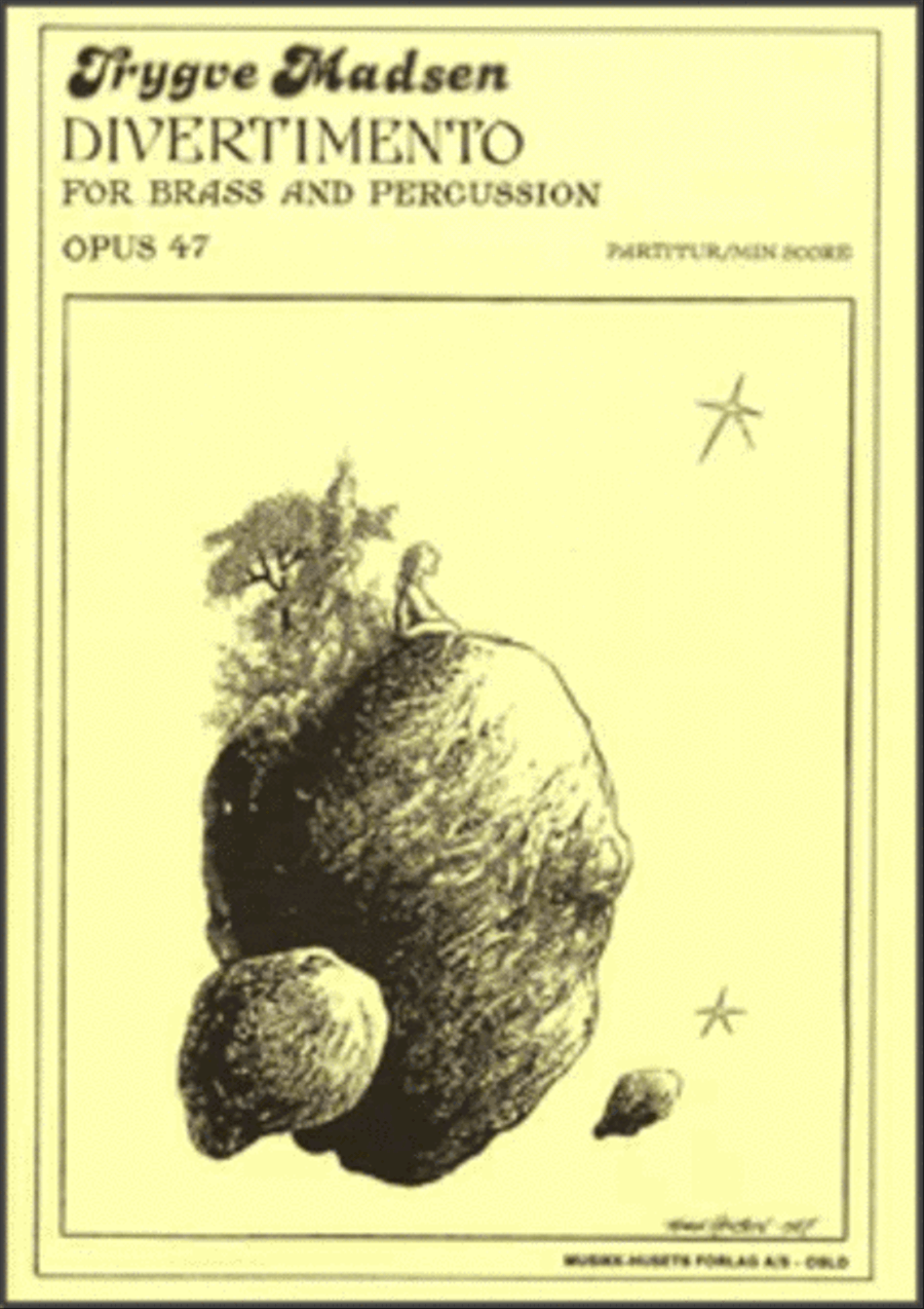 Divertimento Op. 47 Percussion scores gallery preview page 1