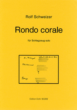 Rondo corale für Schlagzeug solo (1983)
