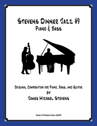 Book cover for Stevens Dinner Jazz Piano and Bass #9