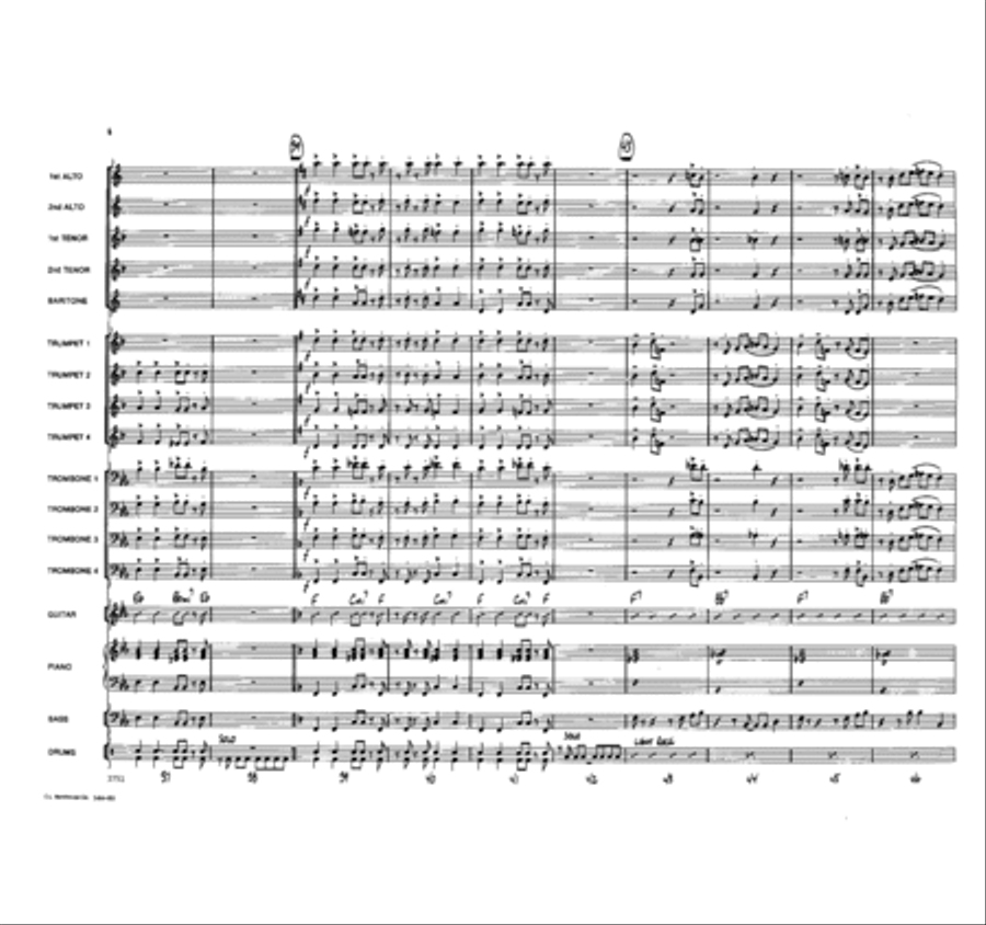 Legend of Bagu Jazz Ensemble scores gallery preview page 6