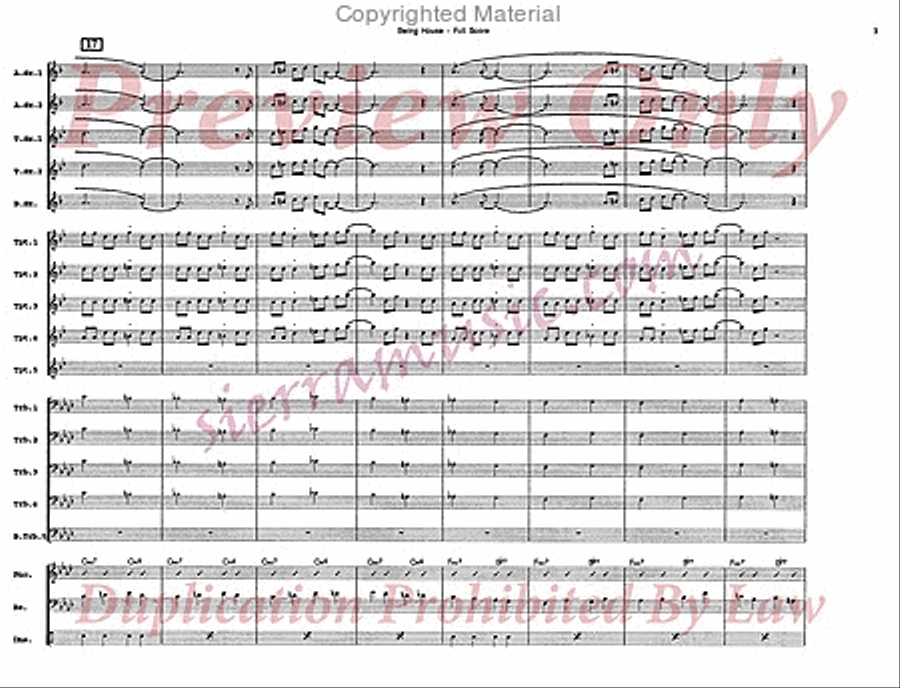 Swing House Swing House Jazz Ensemble scores gallery preview page 4