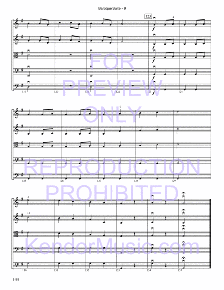 Baroque Suite (Full Score)