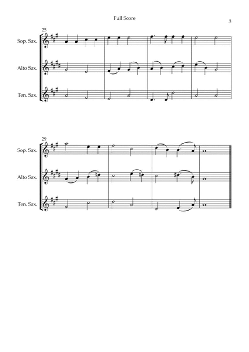 Holy, Holy, Holy (Traditional Christian Song) for Saxophone Trio image number null