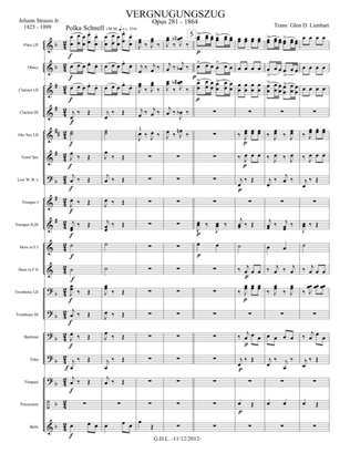 Vergnugunszug Polka - Extra Score