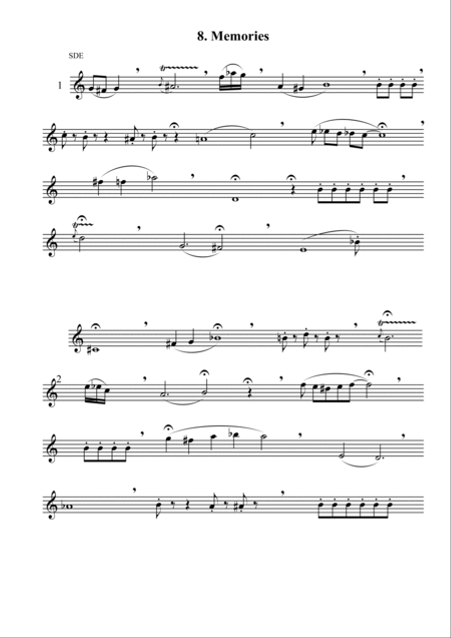 20 Contemporary Solos, Duos and Ensembles for Oboe Woodwind Duet scores gallery preview page 6