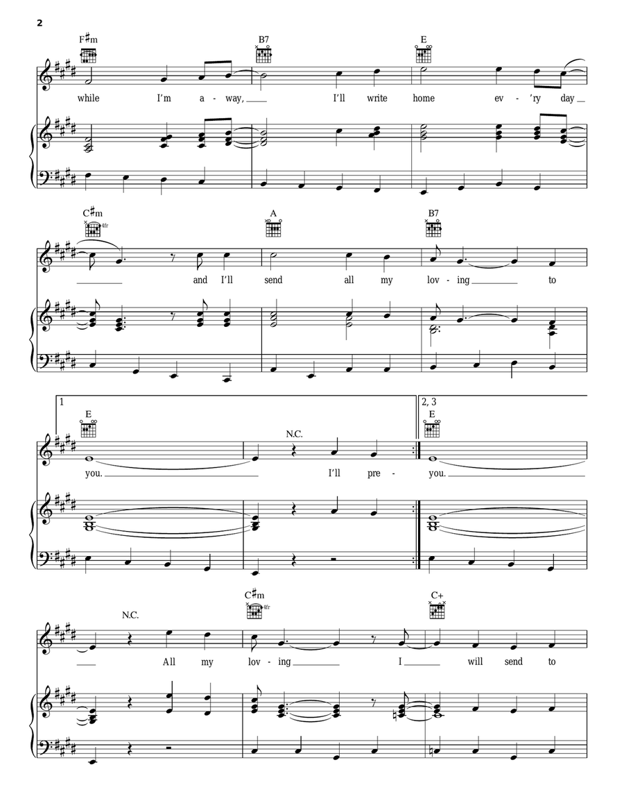 All My Loving All My Loving Acoustic Guitar scores gallery preview page 2